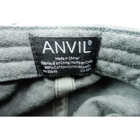Anvil Adult Solid Low-Profile‎ 100% Cotton Camera  GRAY  Cap Hat - Picture 8 of 8